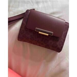 Burgundy wallet
